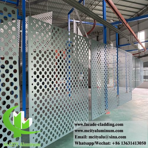 Aktuelle Unternehmensnachrichten über Projekt zur Verkleidung von Perforationswänden aus Aluminium in den Philippinen