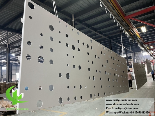 CNC-Schnittmetallschirm-Aluminiumplatten für Gebäudefassaden
