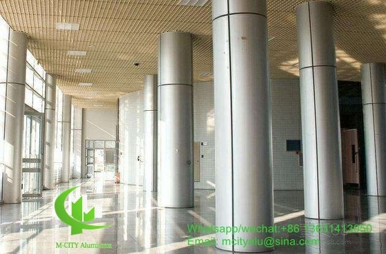 3 mm Metall-Aluminium-Verkleidung mit Pulverbeschichtung für die Fassadenvorhangsäule