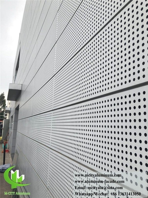CNC-Punching Metallblech Aluminium-Festplatte für Außenwandfassaden-System
