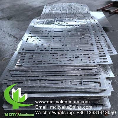 2 mm Aluminiumperforierte Fassade Dekorationsplatte für Vorhangwand Fassade Verkleidung Wandplatte perforierte Bildschirm