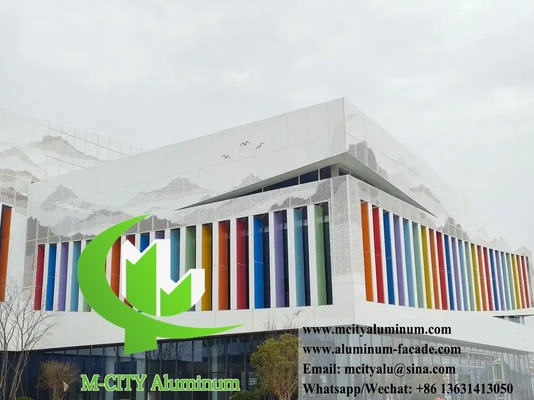 Architektonische Metallfassade Dekoration 3 mm Dicke