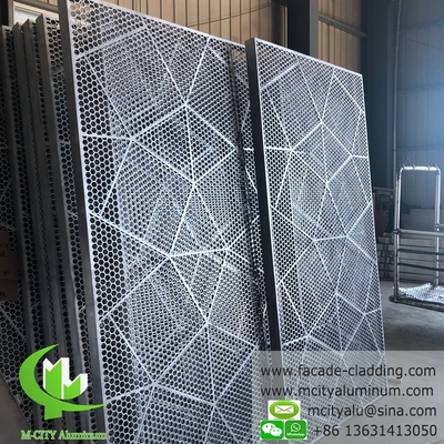 CNC-Punterplatten aus Aluminium, Fluorkohlenstoff, Perforationsplatten aus Aluminium, Vorhangwandplatten aus Aluminium für Fassadenverkleidungen