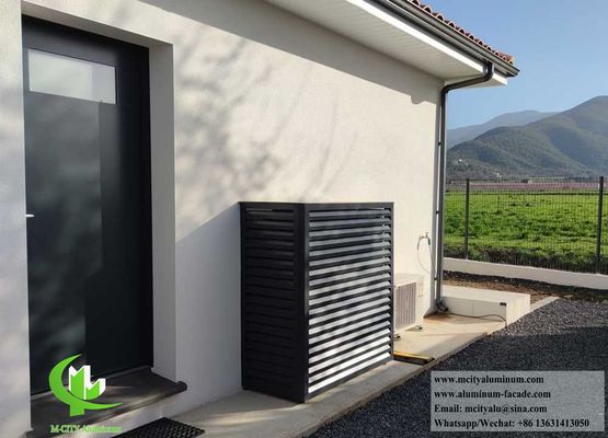Anpassbar 2mm-3mm Dicke Pulver beschichtet Korrosionsbeständig Aluminium Klimaanlage Abdeckung Metallbildschirm