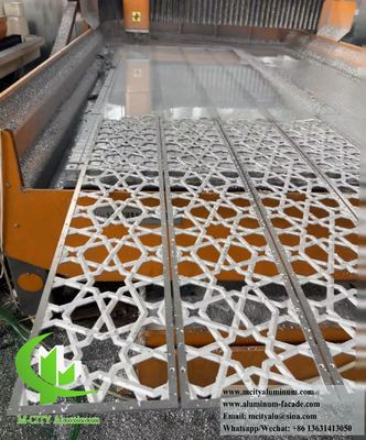 Anpassungsfähige Perforationsmuster Aluminiumbildschirm mit PVDF-Beschichtung zur Licht- und Schattenkontrolle