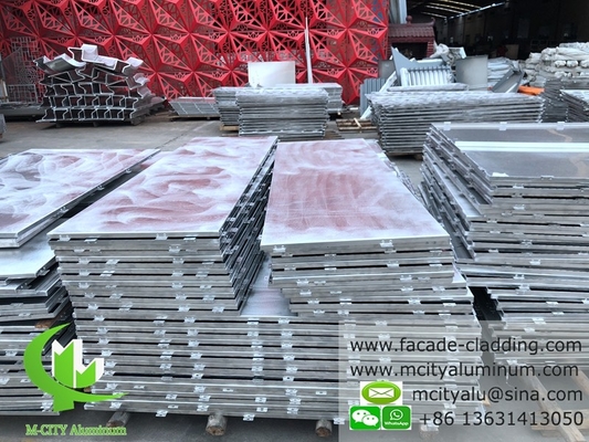 Architektonische Aluminiumbleche aus massivmetallischen Platten für Wandverkleidungen