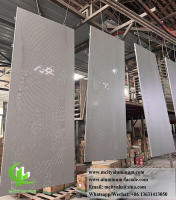 Perforierte Aluminiumplatten für architektonische Verkleidungen und Bildschirme