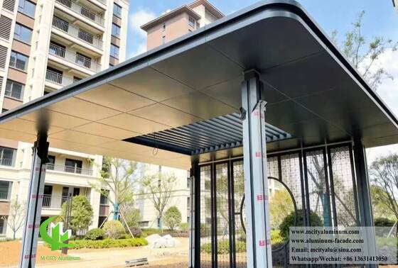 Premium-Architekturmassiv-Aluminium-Bedeckung und Baldachinplatten