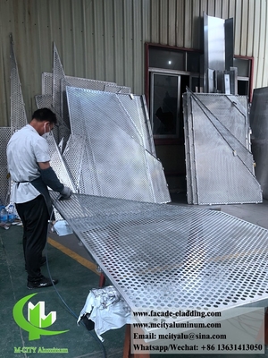 Massive Aluminiumplatten Perforationsschirm-Metallblech