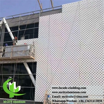 Perforierte Metallverkleidung Architekturfassaden Aluminium Massivwandverkleidung Fabrik in China