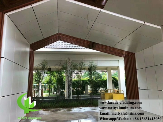 Metallverkleidung, Aluminiummassivwandverkleidung, Metallbleche für Dach und Fassade