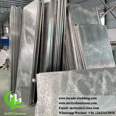 Feste Aluminiumverkleidung mit Perforationsmustern, alle Durchmesser können mit PVDF-Farbe durchbohrt werden