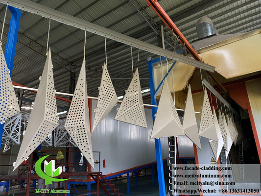 Anpassungs-Platten für die Metallverkleidung Aluminiumfolie Perforationsmuster PVDF-Farbe