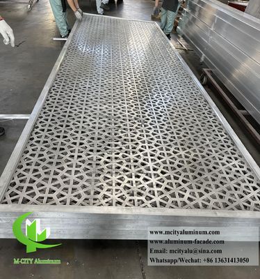 Guter Preis Laserschnitt Metallbildschirm Aluminium Laserschnittplatten Dekorationsbildschirm Online