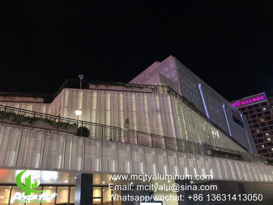 Guter Preis Perforierte Aluminiumplattenfassade Wandverkleidungsplatten Außenbaubedeckung für Gebäudeaußenfläche Online