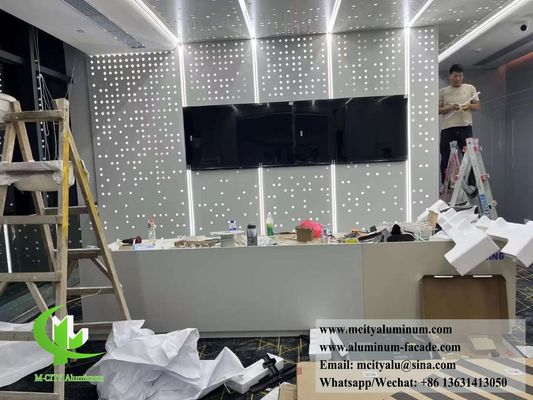 Guter Preis Perforierter Metallschirm Aluminiumblech zur Wandverkleidung Online