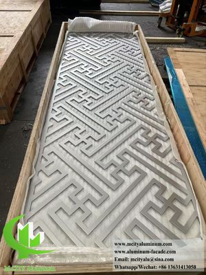 Guter Preis 10mm Metallpartition mit Lasergeschnittenem Muster Online