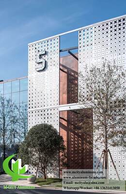 Guter Preis Architektonische 3003 Aluminium Fassadensysteme, kundenspezifisch gefertigte Paneele für moderne Außenbereiche Online