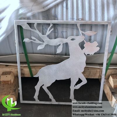 Guter Preis Lasergeschnittene Aluminium-Fassadenverkleidungsplatte aus 3003-Material und pulverbeschichteter Oberfläche Online