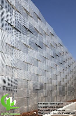 Guter Preis 3D-Außen perforierte Metallbeschichtung Aluminiumfassaden für die architektonische Dekoration von Gebäuden Online