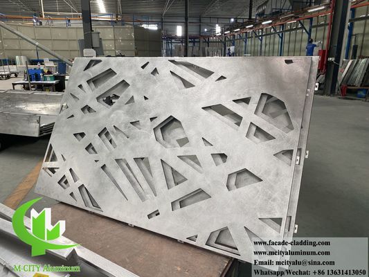 Guter Preis Lasergeschnittene Aluminiumplatte mit pulverbeschichtetem PVDF und kundenspezifischem Musterdesign in 1000x2000mm Größe Online