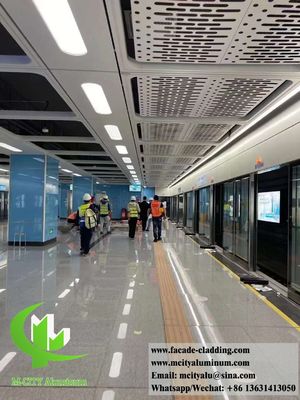 Guter Preis Perforierte Metalldecke Aluminiumblech Metallschirm PVDF Akzo Nobel Beschichtung Online