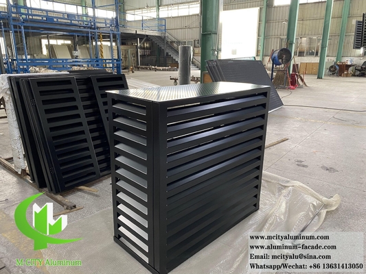 Perforierte Aluminium-Abdeckung für Wechselstrom-Bildschirm-Wärmepumpe-Abdeckung Metallblech mit Perforationsmuster