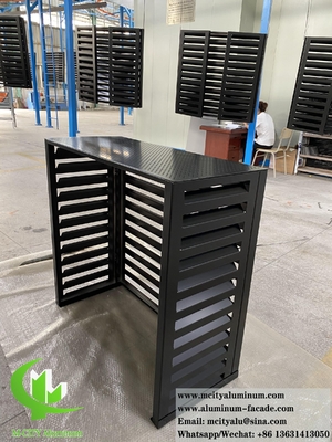 Perforierte Aluminium-Abdeckung für Wechselstrom-Bildschirm-Wärmepumpe-Abdeckung Metallblech mit Perforationsmuster