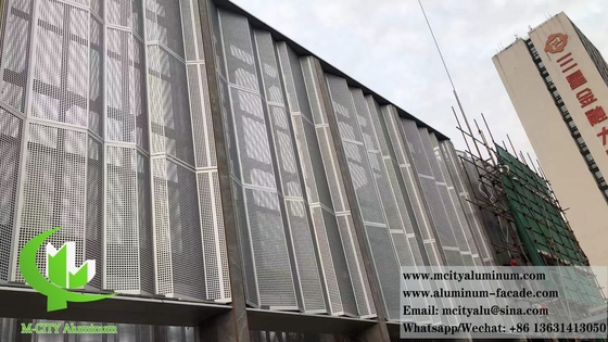 Architektonische Dekorationsbildschirme Aluminiumblech für Außenwandverkleidung
