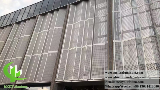 Architektonische Dekorationsbildschirme Aluminiumblech für Außenwandverkleidung