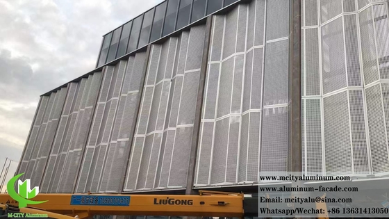 Architektonische Dekorationsbildschirme Aluminiumblech für Außenwandverkleidung