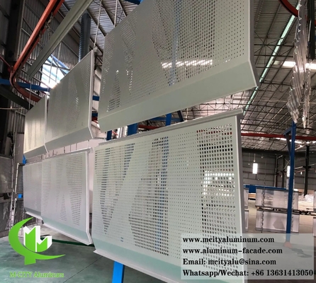 Metallplatten für die Wandverkleidung mit Mustermassiv-Aluminiumplatten mit Pulverbeschichtung