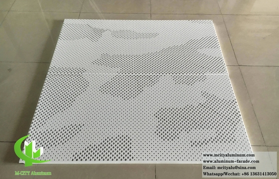 Metallplatten für die Wandverkleidung mit Mustermassiv-Aluminiumplatten mit Pulverbeschichtung