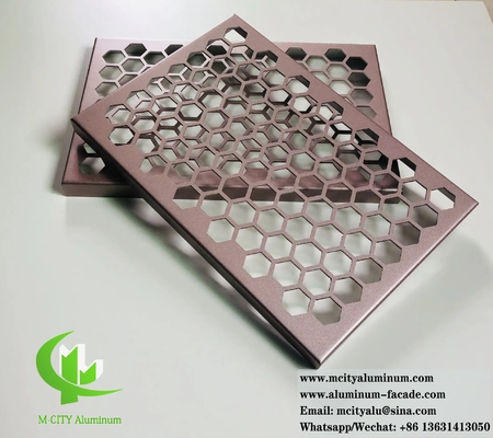 Lasergeschnittene Aluminiumplatte für Deckenwand Fassadensystem