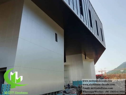 Aluminiumplatten Wanddekorationsschirm Massivaluminium Verkleidung Außenverwendung