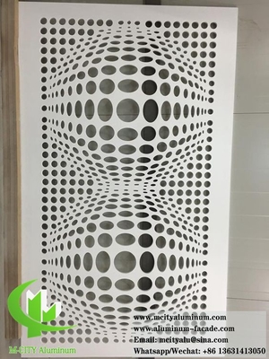 Aluminiummusterplatte Fassade Verkleidung Metallblech Außendekoration