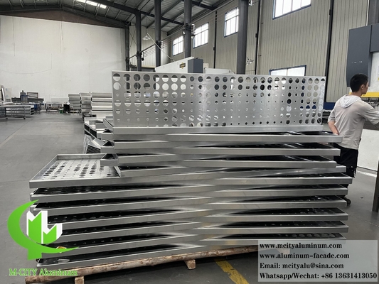 Massive Aluminiumplatte Verkleidung Metallplatte kundenspezifische geschwungene Deckenplatte