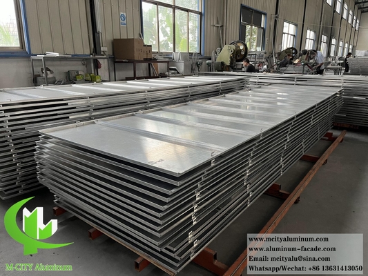 Massive Aluminiumplatte Verkleidung Metallplatte kundenspezifische geschwungene Deckenplatte