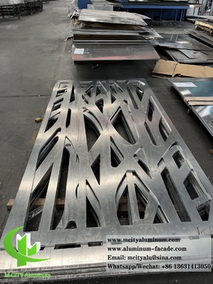 Lasergeschnitt Metallbildschirm 15mm Aluminiumplatten mit Muster für Tür