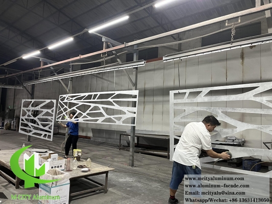 CNC-Schnitt Metallblech Aluminium-Bildschirm mit Laser-Schnittmuster für Wanddekoration