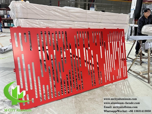 Aluminiumperforierte Fassadenplatte mit einer Dicke von 1,5-20 mm, unterschiedliche Farben für den B2B-Einkauf