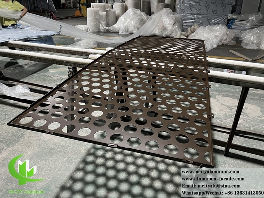 CNC-Perforations-Metallblech Aluminium-Bildschirm für die Wandfassade Dekoration