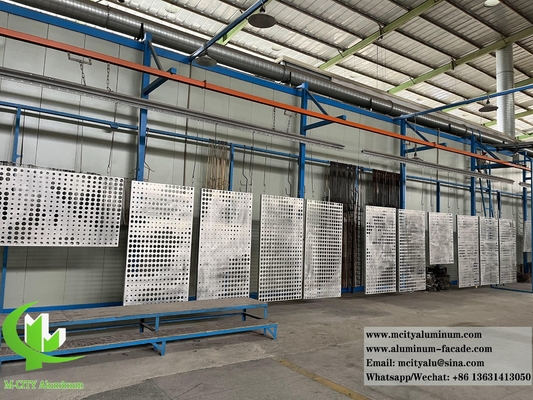 Perforierbares Metallschirm Aluminiumblech PVDF Beschichtung gegen Rost