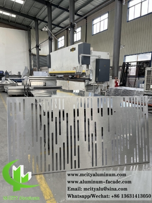 CNC-Schnitt Metallblech Aluminium-Bildschirm mit Laser-Schnittmuster für Wanddekoration