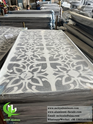 Laserschnitt Metallschirm Aluminiumplatten für Fassadenverkleidung