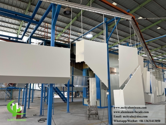 Auf Wunsch hergestellte Metallverkleidung Aluminiumplatten mit Pulverbeschichtung gegen Rost