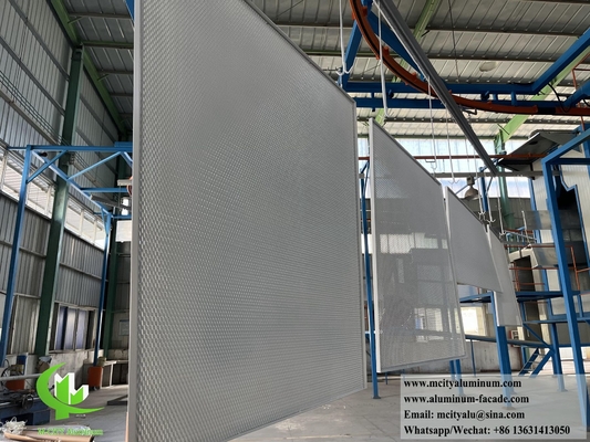 Auf Wunsch hergestellte Metallverkleidung Aluminiumplatten mit Pulverbeschichtung gegen Rost