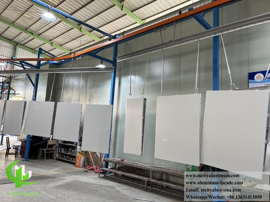 Auf Wunsch hergestellte Metallverkleidung Aluminiumplatten mit Pulverbeschichtung gegen Rost