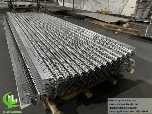 Metallplatten, Perforationsbleche und Aluminiumfenster für Fassadenwanddekoration