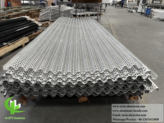 Metallplatten, Perforationsbleche und Aluminiumfenster für Fassadenwanddekoration